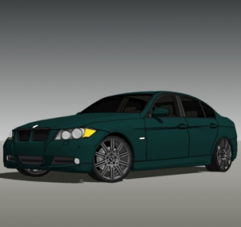 现代汽车su模型