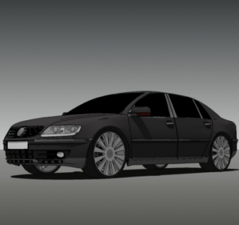 现代汽车su模型