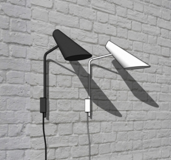 现代壁灯su模型