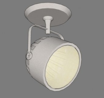 现代射灯su模型