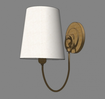 现代壁灯su模型