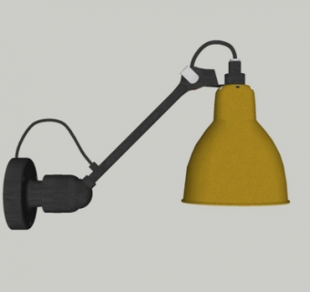 现代壁灯su模型