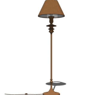 现代落地灯su模型