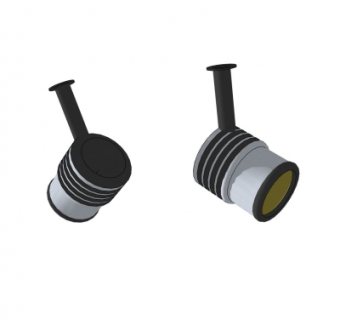 现代射灯su模型