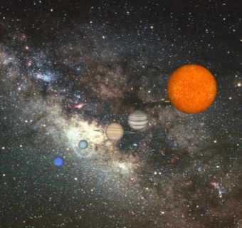 现代太阳系行星分布su模型