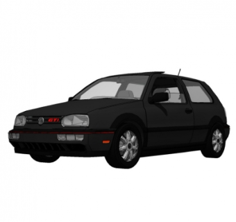 现代汽车su模型