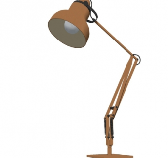 工业风台灯su模型