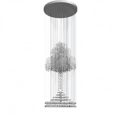 现代水晶装饰灯su模型