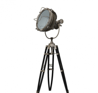 现代投影射灯su模型