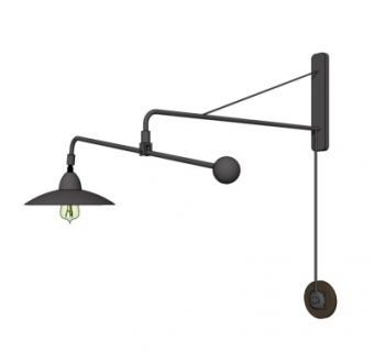 工业风壁灯su模型