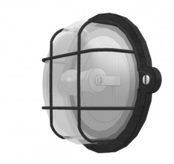 工业风壁灯su模型