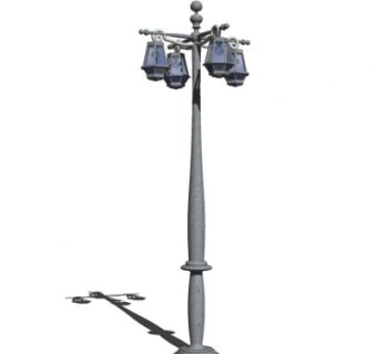 欧式路灯su模型