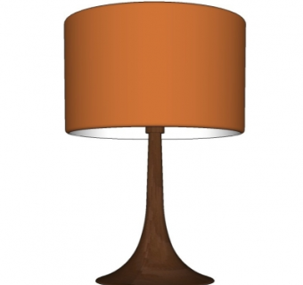 现代台灯su模型