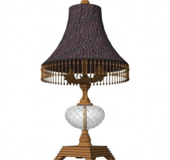 欧式台灯su模型