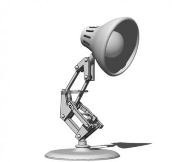 工业风台灯su模型