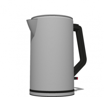 现代热水壶su模型