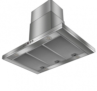 现代抽油烟机su模型