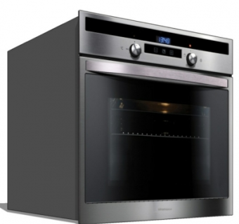 现代电烤箱su模型