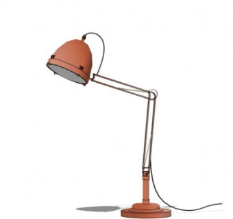 工业风台灯su模型