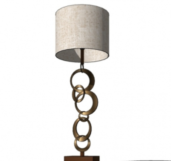 现代台灯su模型