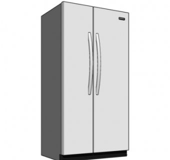 现代冰箱su模型