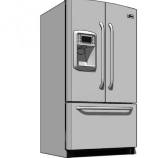 现代冰箱su模型