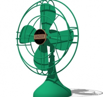 现代小电风扇su模型