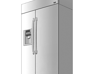 现代<em>电冰箱</em>su模型