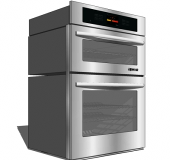 现代电烤箱su模型