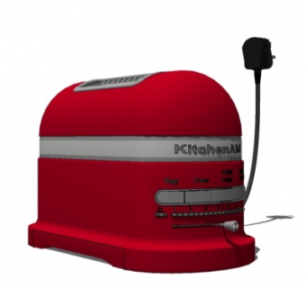 现代吐司机su模型