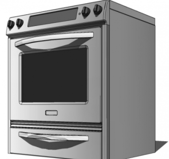 现代集成灶su模型