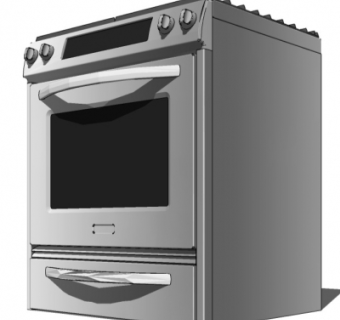 现代集成灶su模型