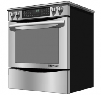 现代集成灶su模型