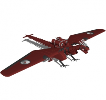 现代机器飞龙su模型