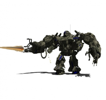 现代机器人su模型