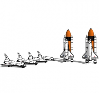 现代航天飞机su模型
