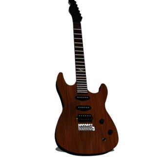 现代吉他su模型