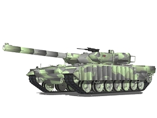 现代坦克su模型
