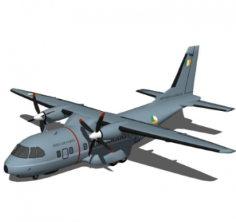 现代军用运输机su模型