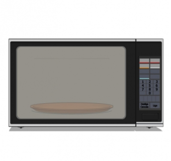 现代微波炉su模型
