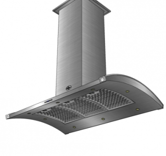 现代抽油烟机su模型