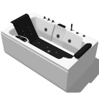 现代按摩浴缸su模型
