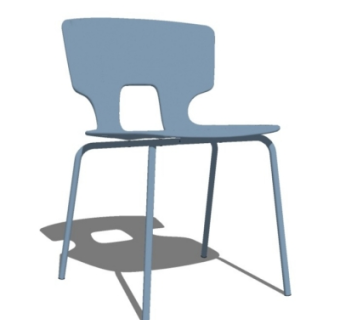 现代单椅su模型