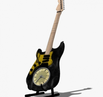 现代吉他su模型