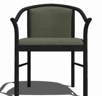 新中式圈椅su模型