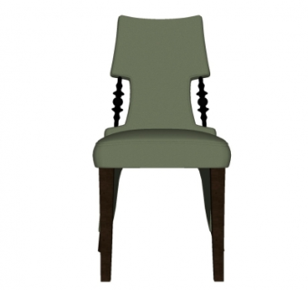 现代单椅su模型