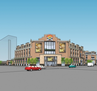 简欧商场su模型