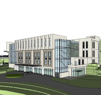 现代办公楼su模型