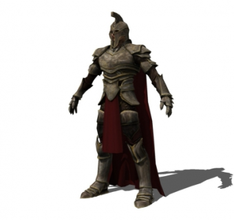 现代骑士人物su模型