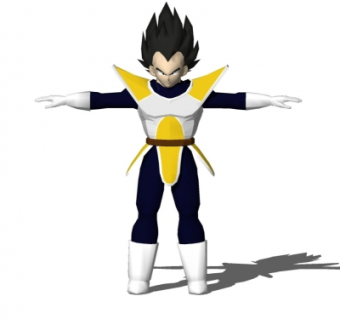 现代七龙珠贝吉塔su模型